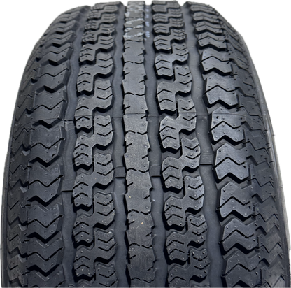 ST 175/80R13 Load Range D Grandforce Radial Trailer Tire on Mod Wheel 5x4.5 Lug