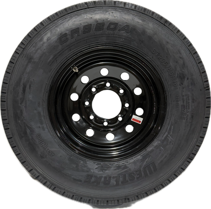 ST 235/85R16 Load Range G Westlake Radial Trailer Tire on Mod Wheel 8 x 6.5 Lug