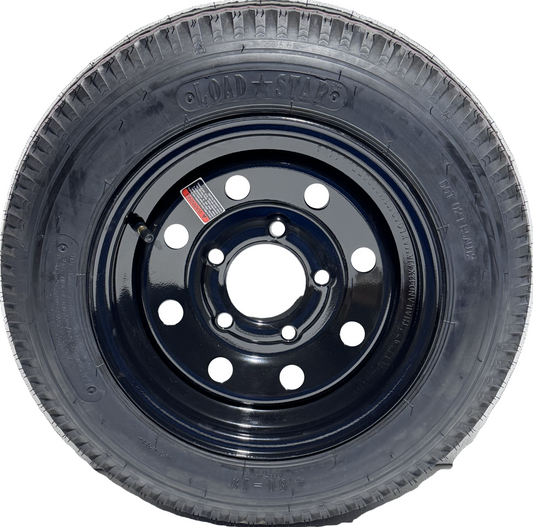 4.80 - 12 Load Range C Loadstar Radial Trailer Tire on Mod Wheel 5x4.5 Lug