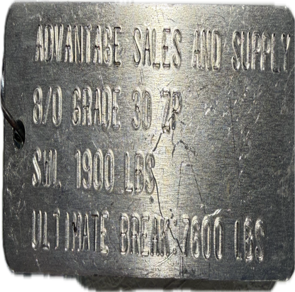 Safety Chain 8/0 7,600 LBS