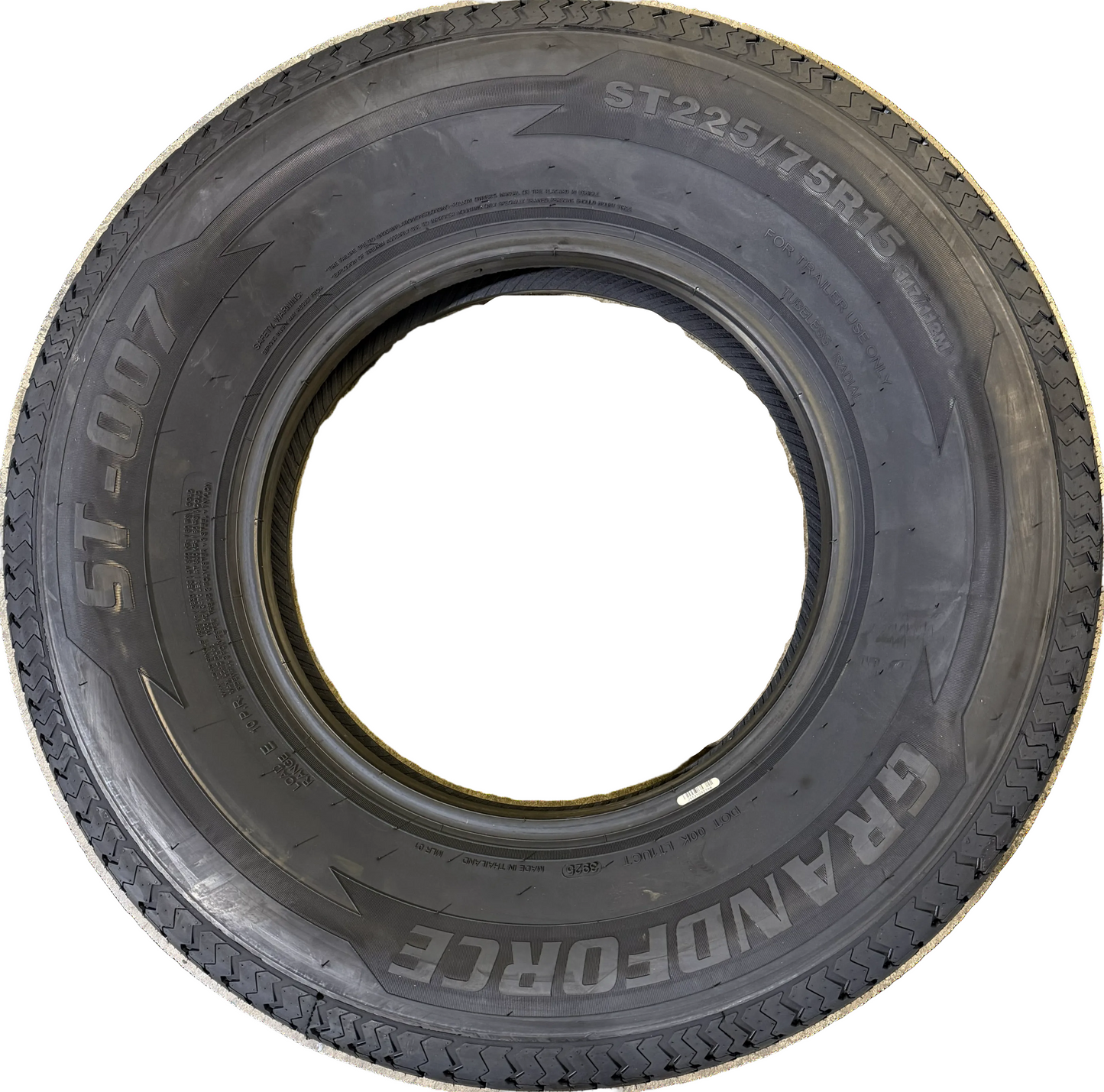 ST 225/75R15 Load Range E Grandforce Tire Only