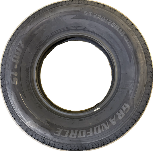 ST 225/75R15 Load Range E Grandforce Tire Only