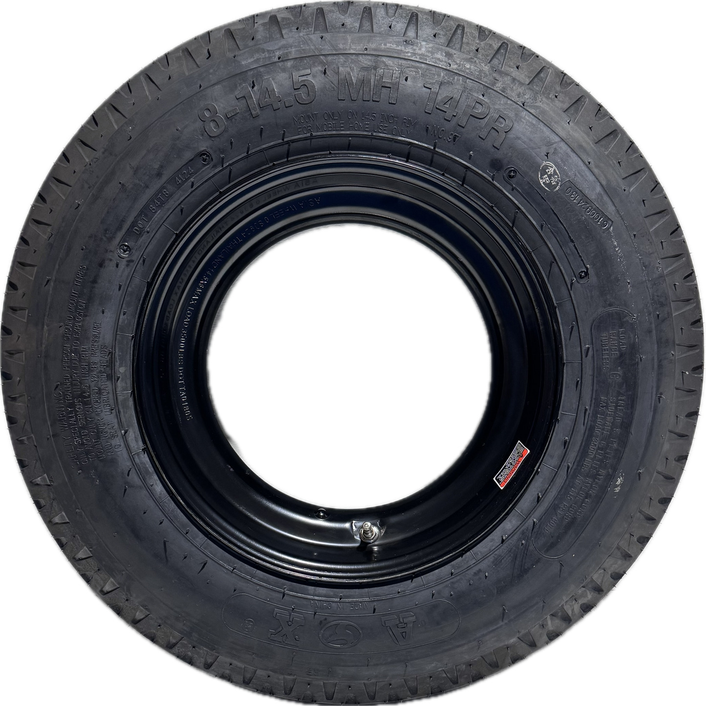 8-14.5 (MOBILE HOME TIRE & WHEEL) Load Range G